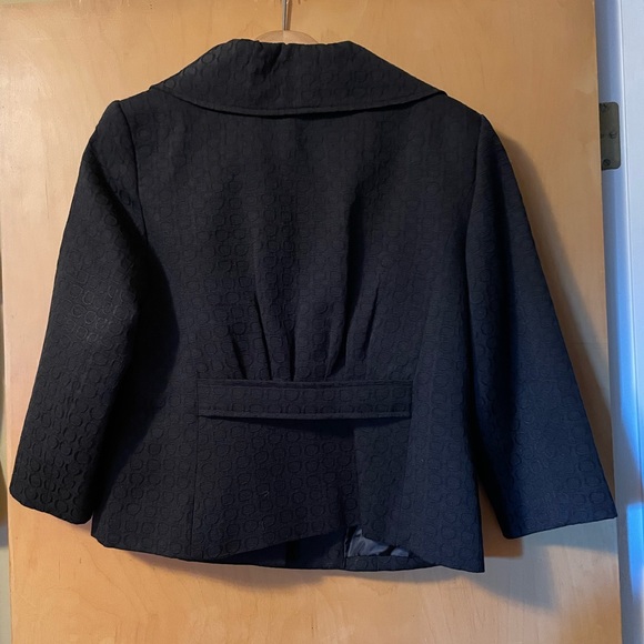 NWOT TRIBAL BLACK 3/4 SLEEVE JACKET SZ 12 - Picture 3 of 11